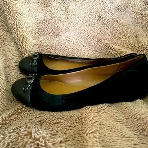Black Coach Flats